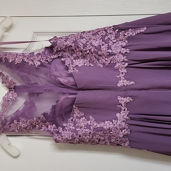 Gorgeous Decode 1.8 Mauve Maxi Evening Gown ๐ - Picture 13 of 17